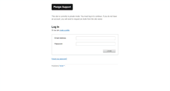 Desktop Screenshot of help.pledgie.com